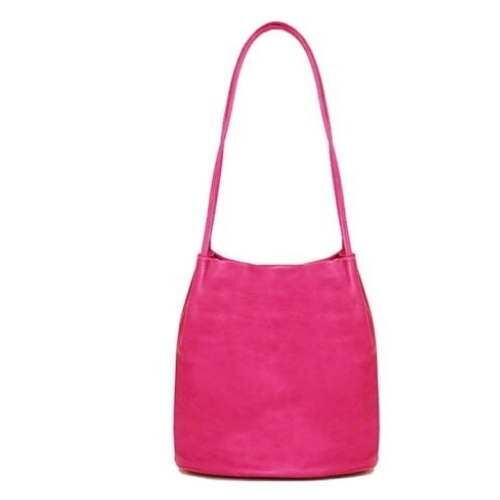 Shoulder Bag with Long straps. Pink