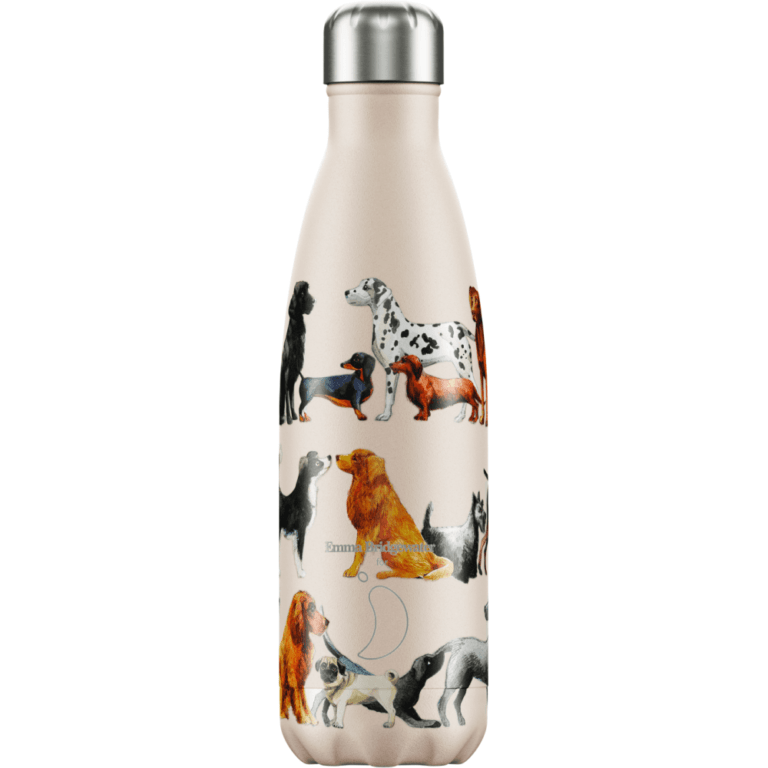 Chilly Bottle 500ml by Emma Bridgewater. Dogs