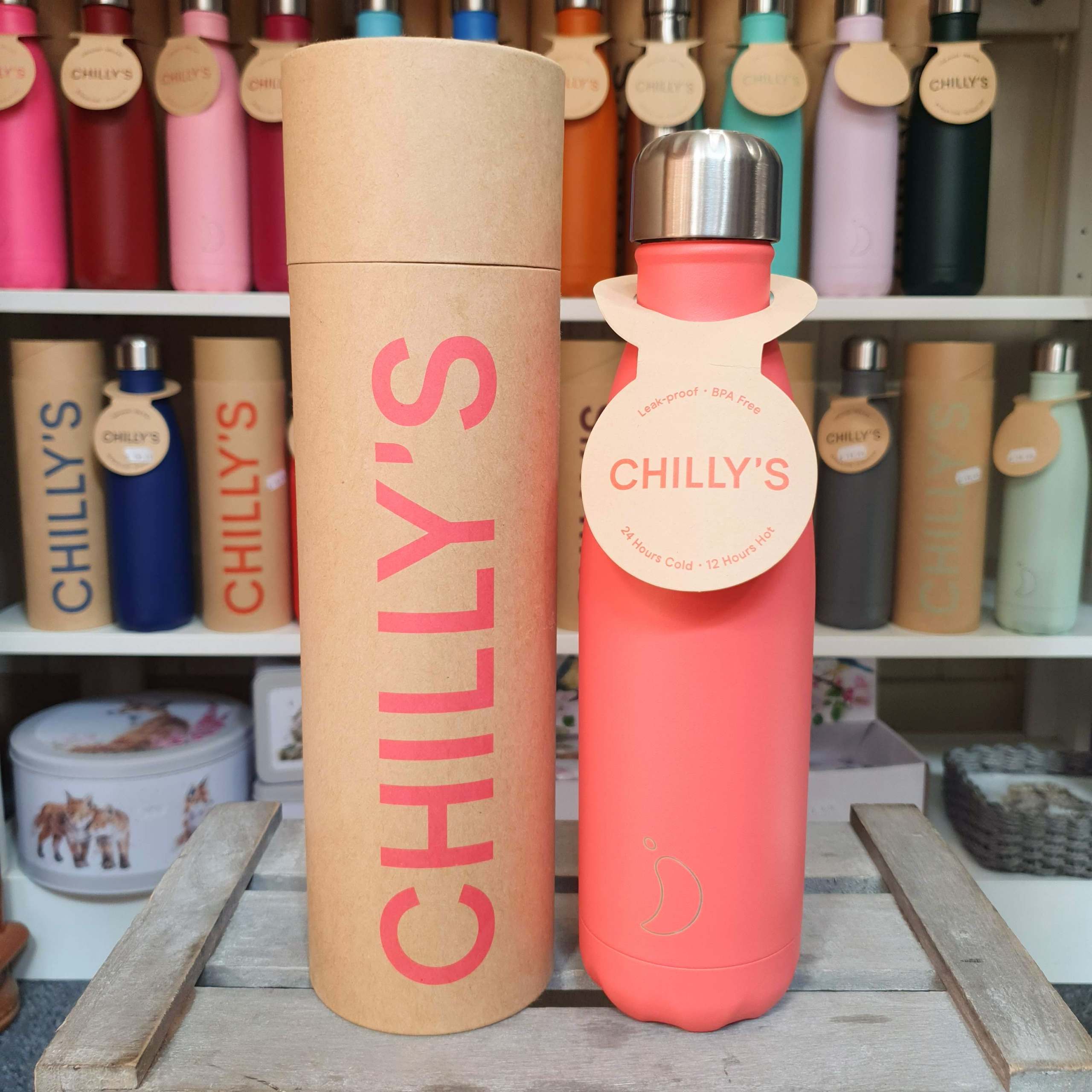 Chilly Bottle 500ml Pastel Coral - Number 36