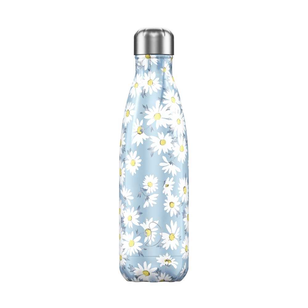 Chilly Bottle 500ml Floral Daisy.