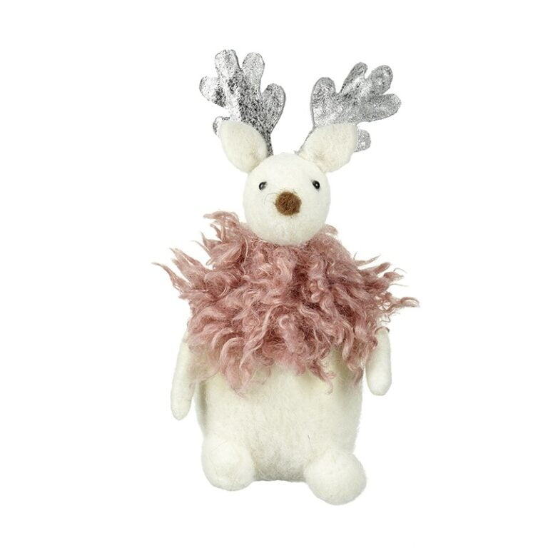 Christmas Decoration Fluffy Felt Moose