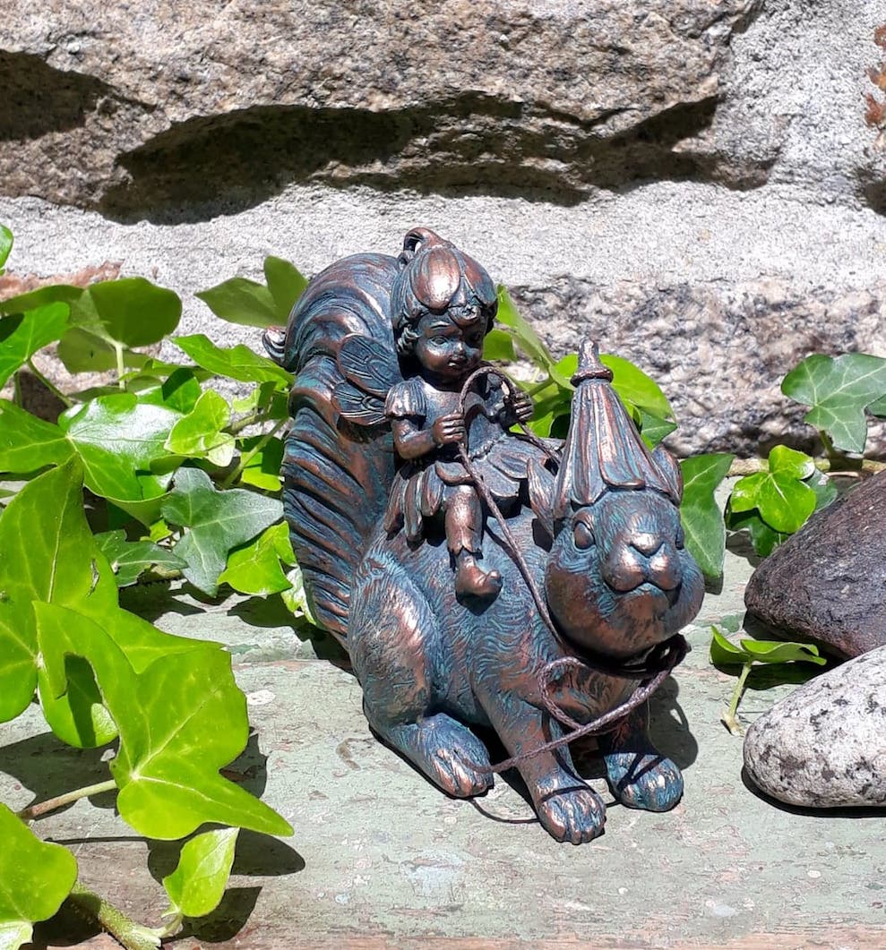 100629526_247586386524583_8375568844361564160_n ornament of a fairy riding a squirrel
