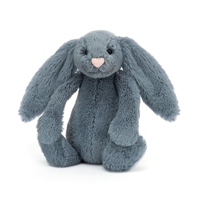 This Jellycat collectable Bashful Dusky Blue Bunny i