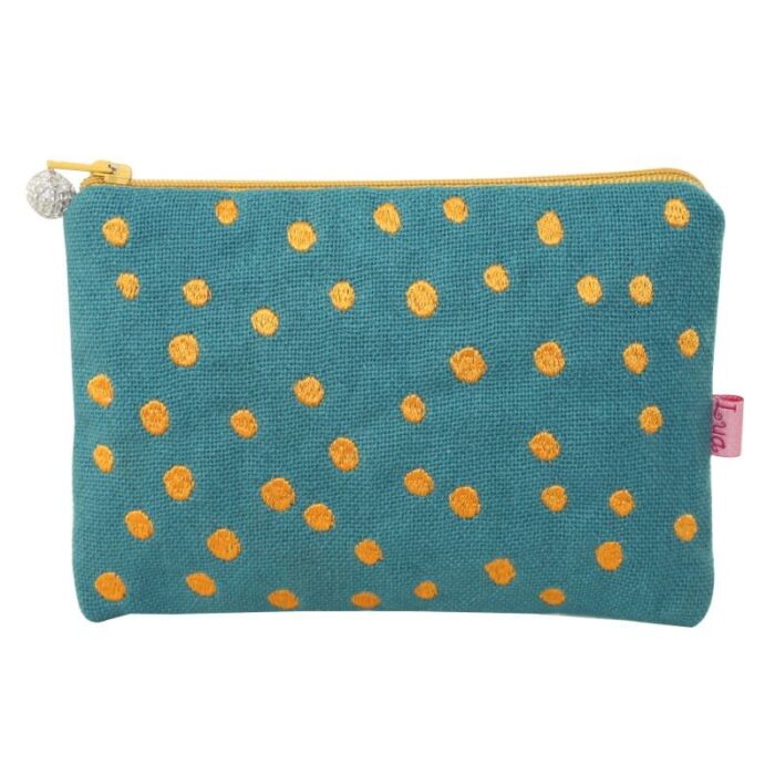 Lua Purse With Dots. Turquoise