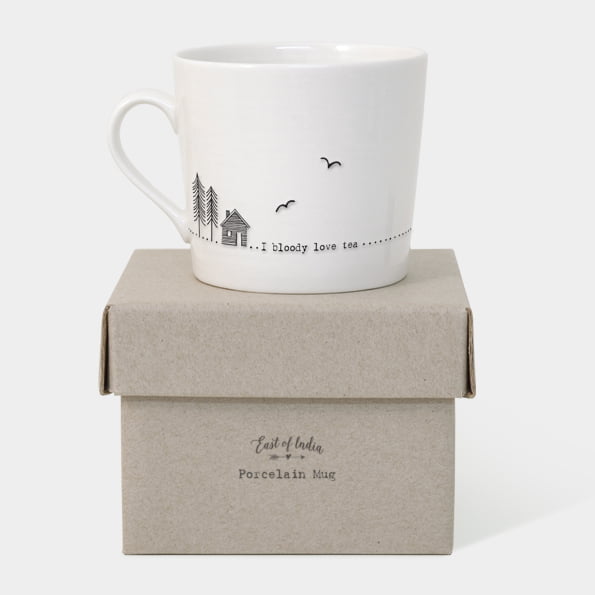East Of India Mug In Recycled Gift Box