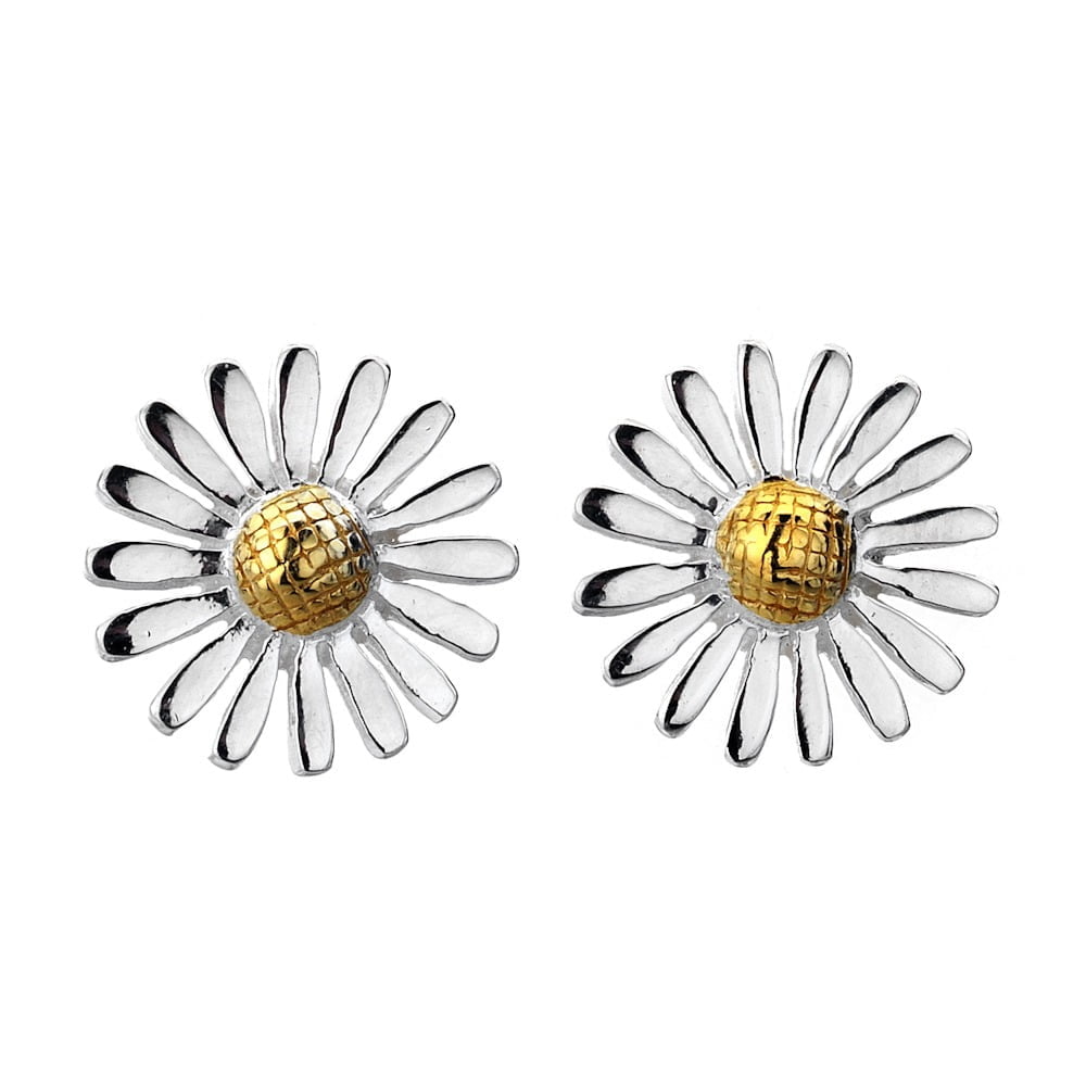 Daisy Silver Earrings