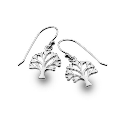 Sterling Silver Tree of Life With Hearts Earrings