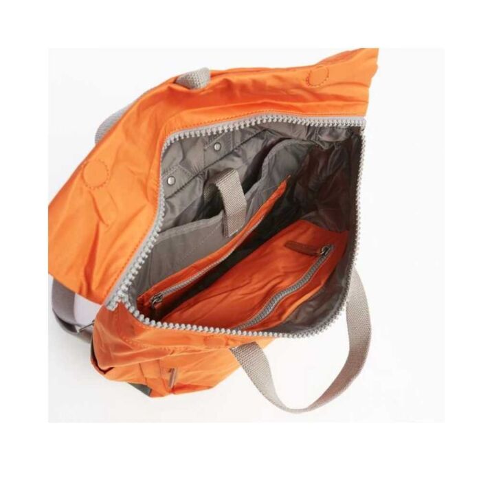 Roka Backpack Canfield B small in Burnt Orange.