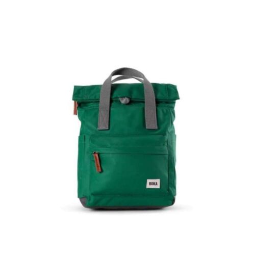 Roka Sustainable Backpack Canfield B small in Emerald.