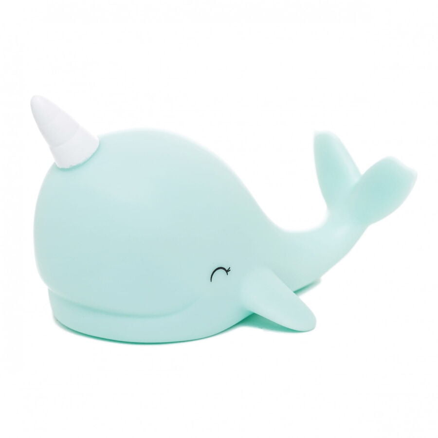Night light baby narwhal colour changing