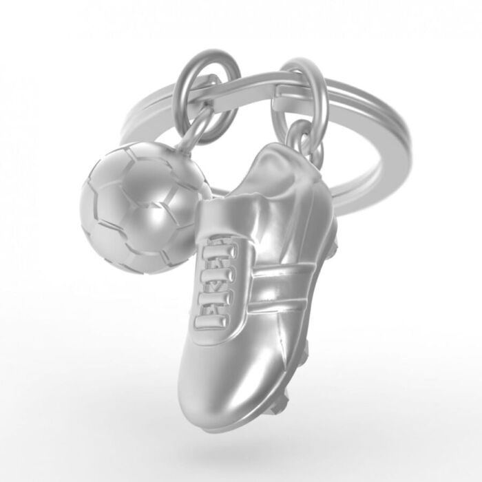 Keyring with Football and Boot