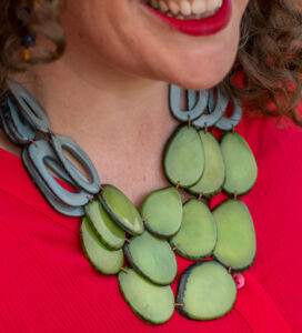 Petala Necklace Green