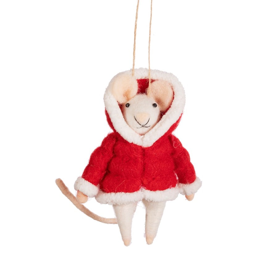 Christmas DecorationCute Father Christmas Mouse