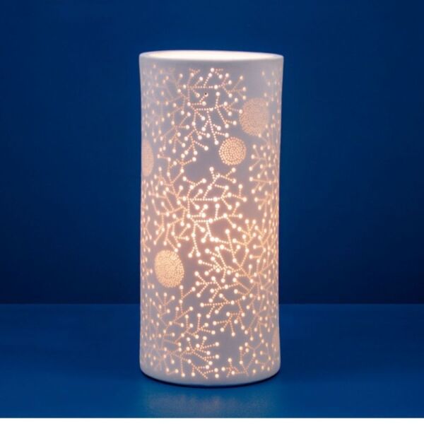 Porcelain Lampo With Sparkles Design
