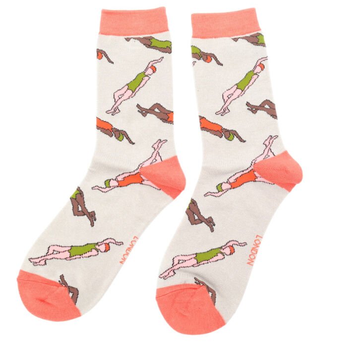 Miss Sparrow Bamboo Socks. Swimmers
