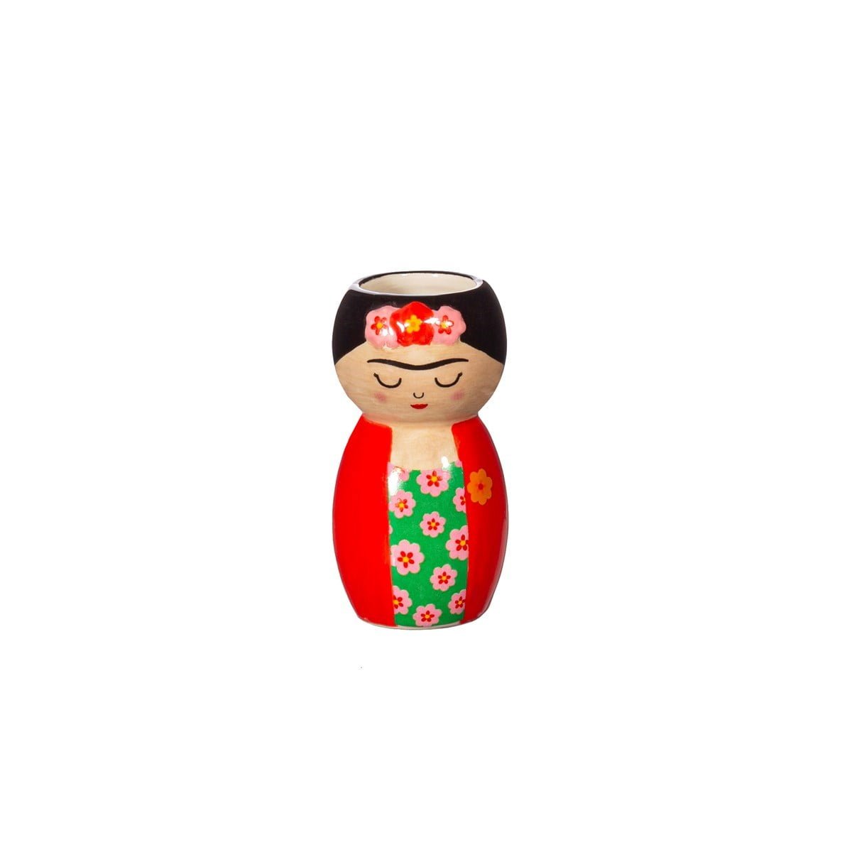 Frida Kahlo small mini vase