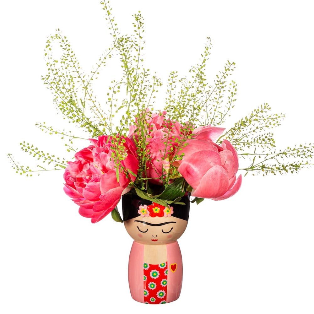 Frida Kahlo Body Shaped Vase Small