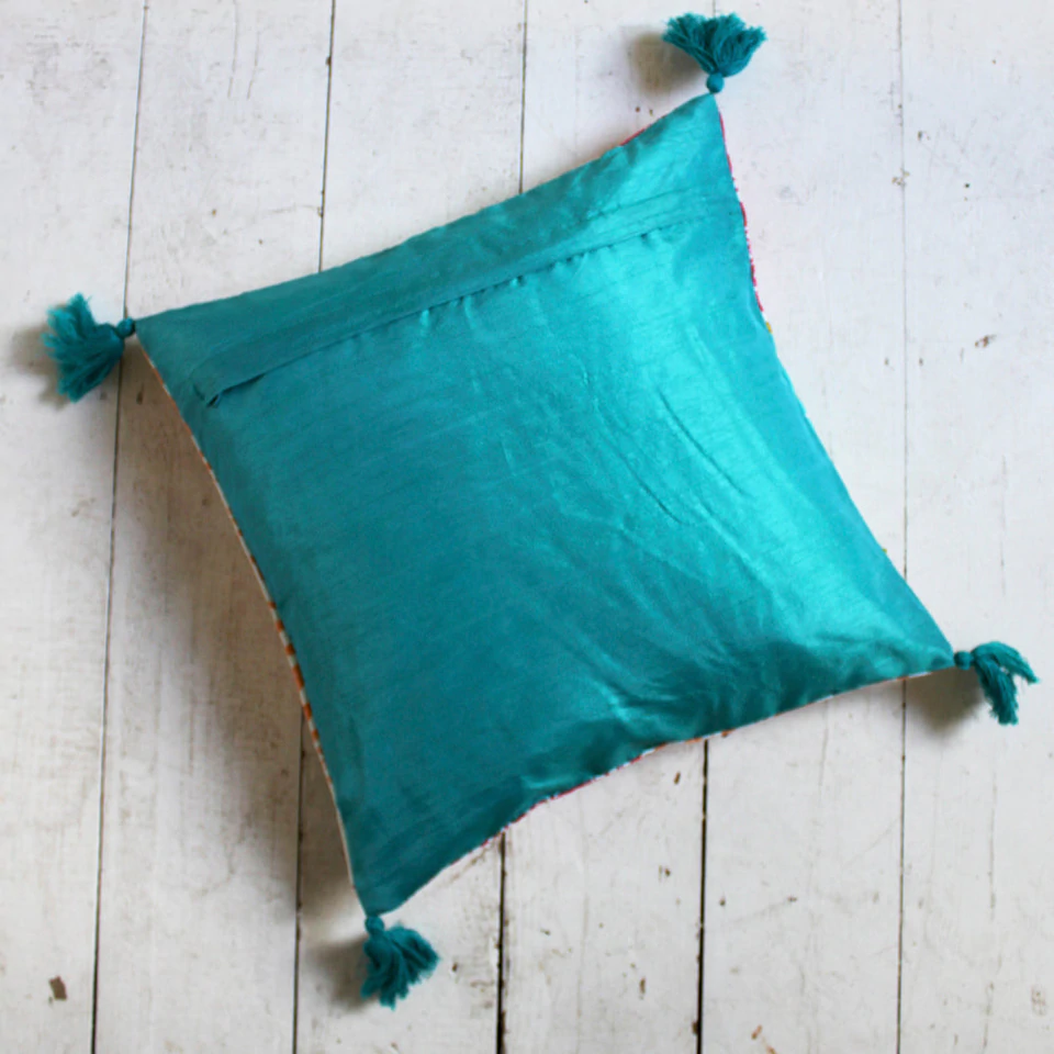 Coral Sea Cushion Design backing