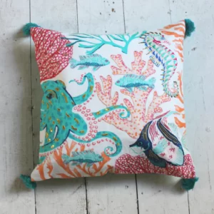Coral Sea Cushion Design