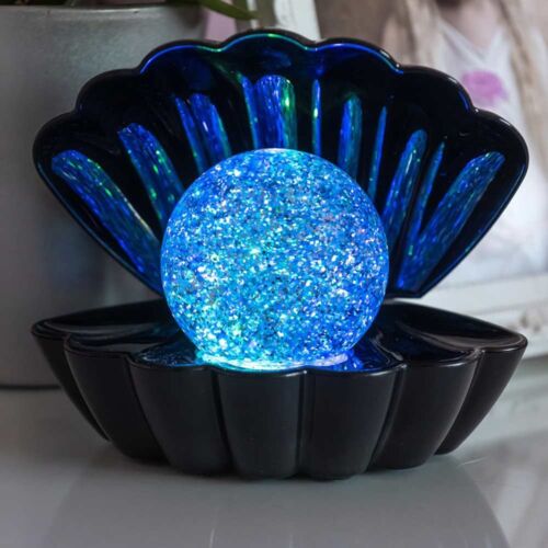 Colour Changing Black clam glitter ball