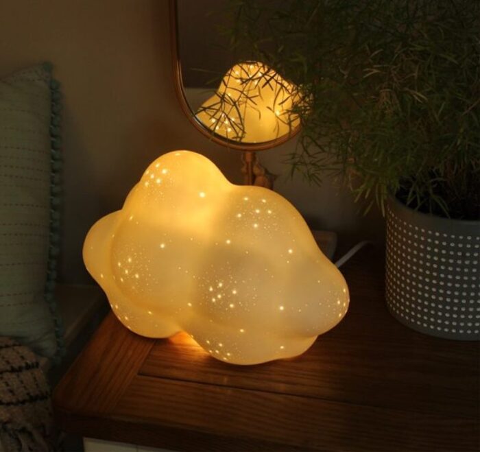 Ceramic Lamp Cloud Design