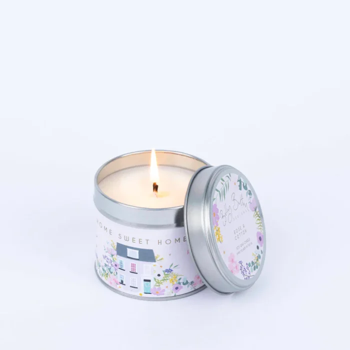 Soy wax scented tinned candle