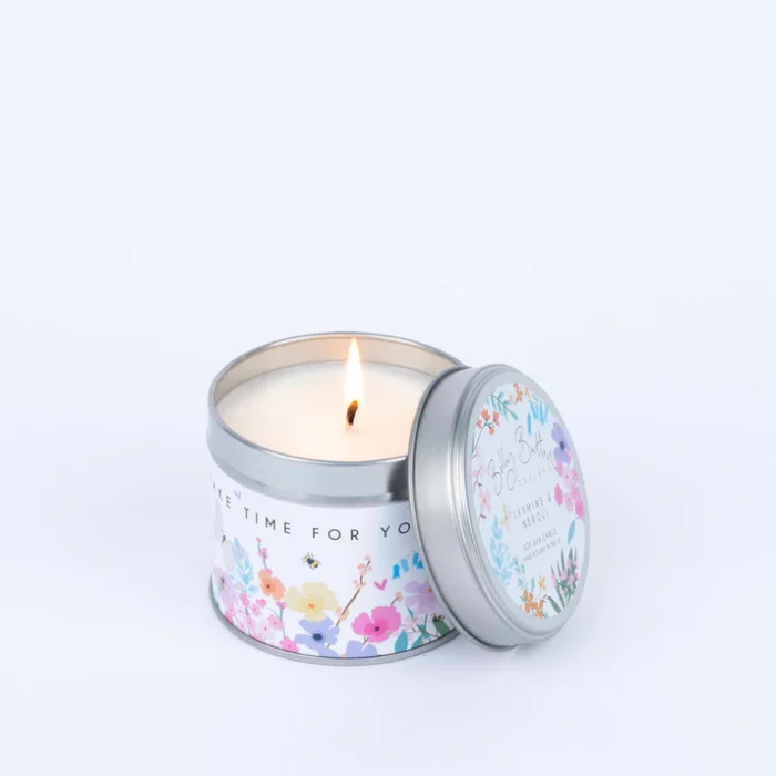 Soy wax scented tinned candle