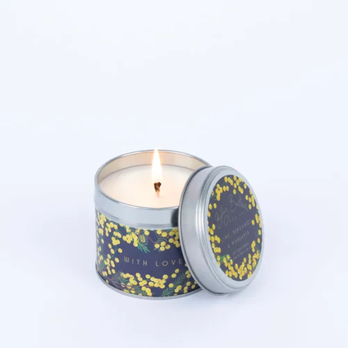 Soy wax scented tinned candle