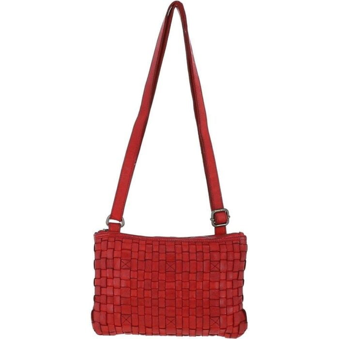 Woven Leather Handbag