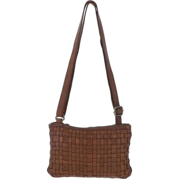 Woven Leather Handbag