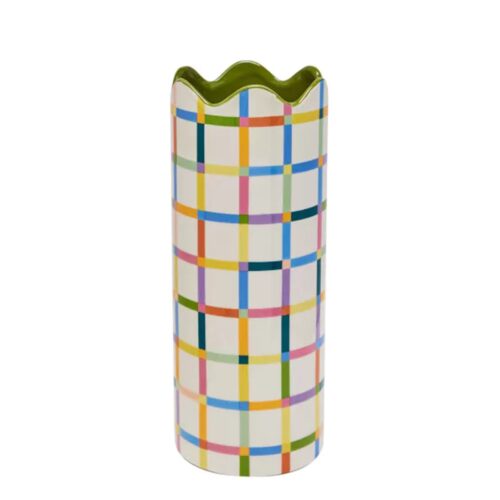 Multi coloured vase