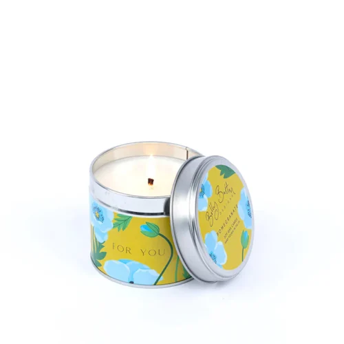 Soy wax scented tinned candle