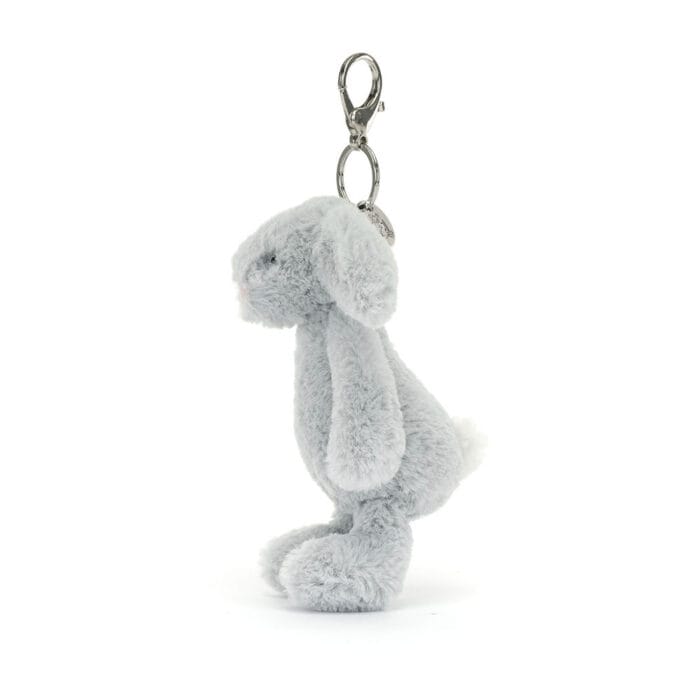 Jellycat Silver Bunny Bag Charm