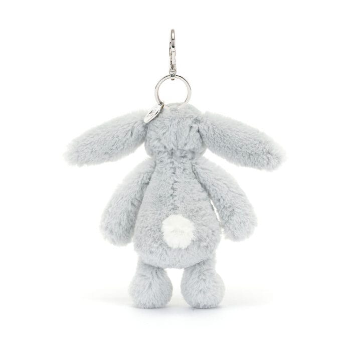 Jellycat Silver Bunny Bag Charm