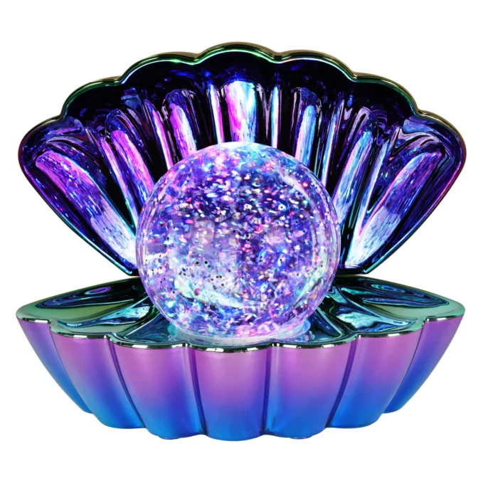 Glitter Ball Clam Light