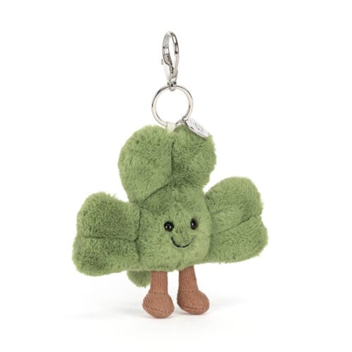 Jellycat Amuseables Siofra Shamrock bag charm